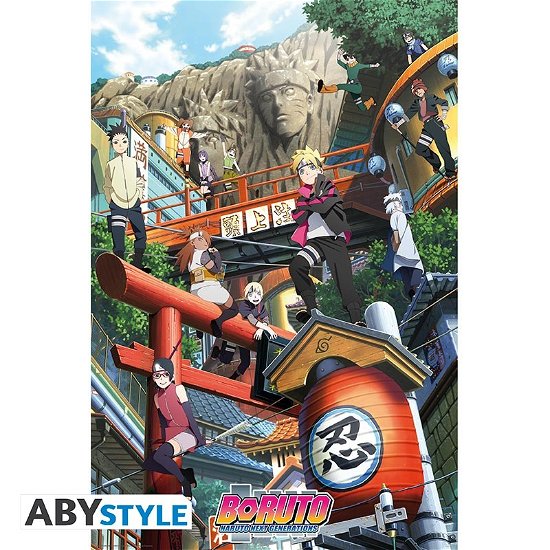 Cover for Großes Poster · BORUTO - Poster Groupe Konoha (91.5x61) (Toys) (2019)