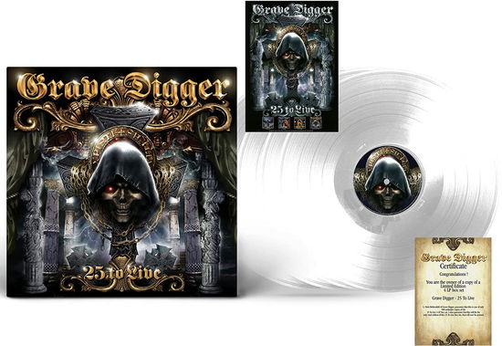 Cover for Grave Digger · 25 To Live (LP) (2023)