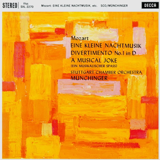 Cover for Wolfgang Amadeus Mozart · Eine Kleine Nachtmusik (LP) [180 gram edition] (1998)