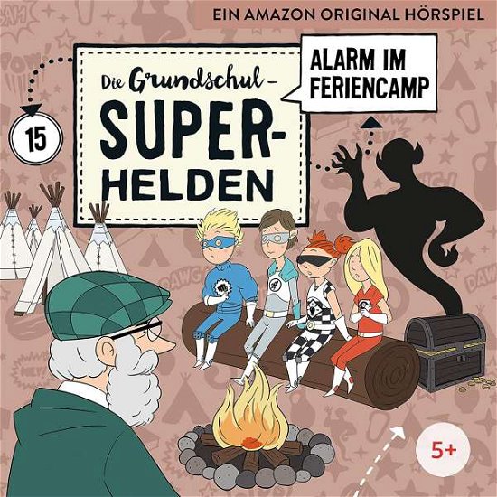 Cover for Die Grundschul-superhelden · 15: Alarm Im Feriencamp (CD) (2020)