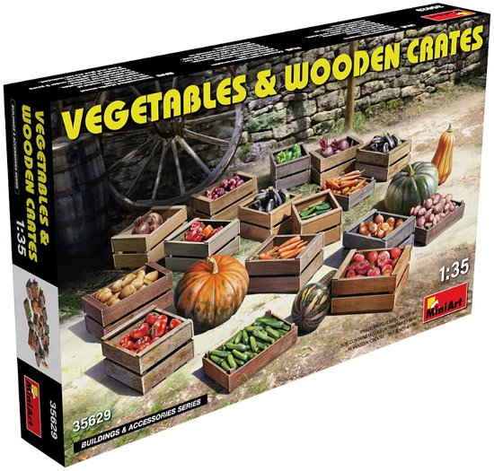 Cover for MiniArt · MiniArt - 1/35 Vegetables En Wooden Crates (10/21) * (Legetøj)
