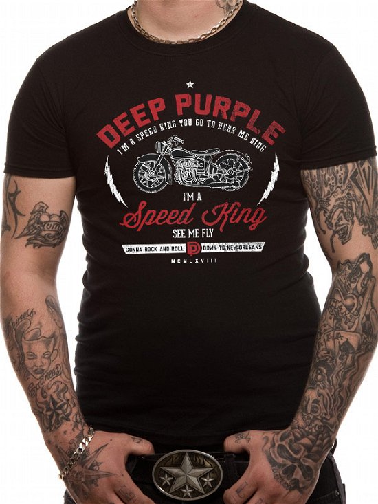 Deep Purple - Speed King (T-shirt Unisex Tg. 2xl) - Deep Purple - Fanituote -  - 5054015237291 - 