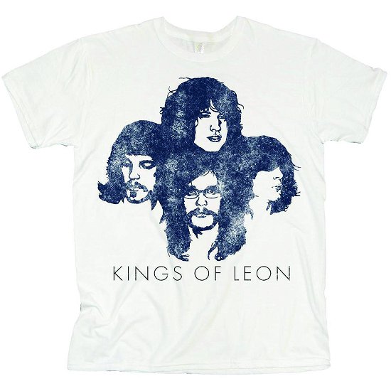 Cover for Kings of Leon · Kings of Leon Unisex T-Shirt: Silhouette (T-shirt) [size XL] [White - Unisex edition] (2016)