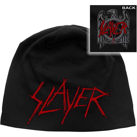 Slayer Unisex Beanie Hat: Eagle - Slayer - Fanituote -  - 5056170620291 - 