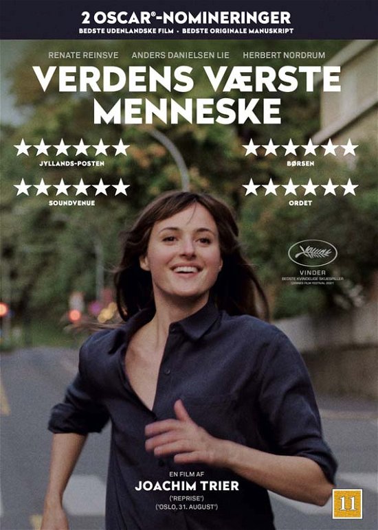 Cover for Joachim Trier · Verdens Værste Menneske (DVD) (2022)