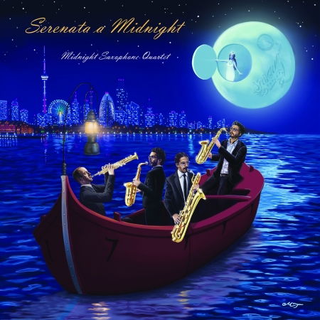 Cover for Midnihgt Saxophone Quartet · Serenata A Midnight (CD) (2018)