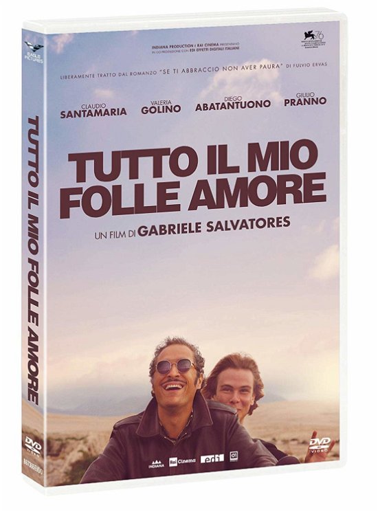 Cover for Diego Abatantuono,valeria Golino,claudio Santamaria · Tutto Il Mio Folle Amore (DVD) (2020)