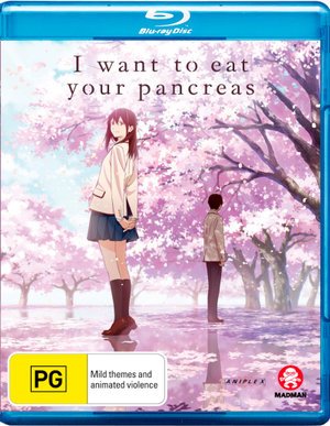 Cover for Blu · I Want to Eat Your Pancreas (Blu-ray) (2020)
