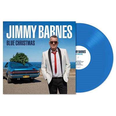 Cover for Jimmy Barnes · Blue Christmas (Blue Vinyl) (LP) (2022)