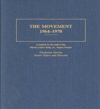 Cover for Clayborne Carson · The Movement 1964-1970 (Gebundenes Buch) (1993)