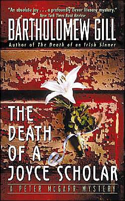 Cover for Bartholomew Gill · The death of a Joyce scholar (Book) (2002)