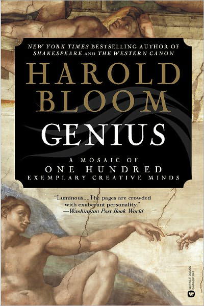 Genius: a Mosaic of One Hundred Exemplary Creative Minds - Harold Bloom - Livros - Warner - 9780446691291 - 1 de outubro de 2003