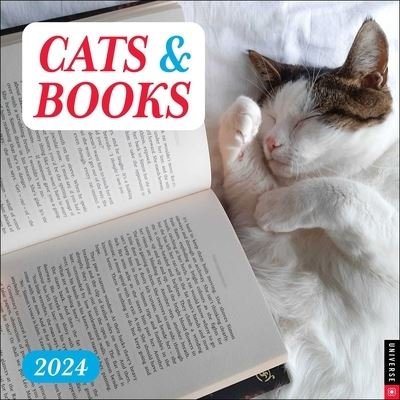 Cats & Books 2024 Wall Calendar - Rizzoli Universe - Merchandise - Universe Publishing - 9780789343291 - 5. September 2023