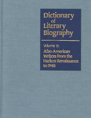 Cover for Trudier Harris · Afro-American Writers from the Harlem Renaissance to 1940 (Dictionary of Literary Biography) (Hardcover Book) (1986)