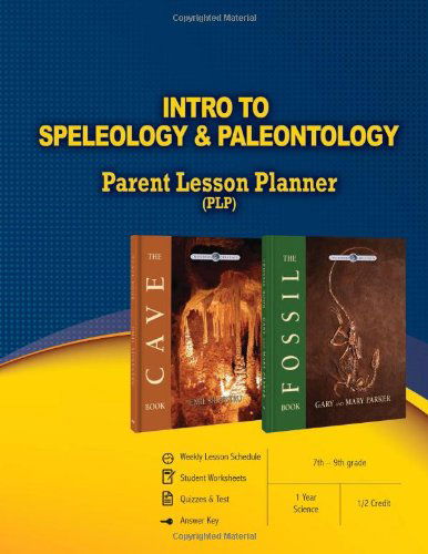 Cover for Master Books · Intro to Speleology &amp; Paleontology Parent Lesson Planner (Paperback Book) (2013)