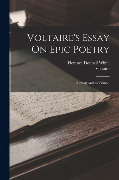 Cover for Voltaire · Voltaire's Essay on Epic Poetry (Bok) (2022)