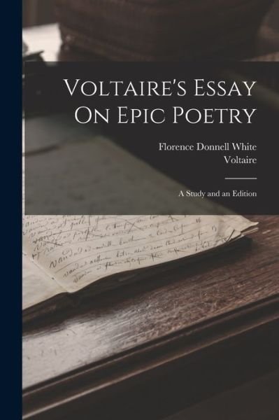 Cover for Voltaire · Voltaire's Essay on Epic Poetry (Bog) (2022)