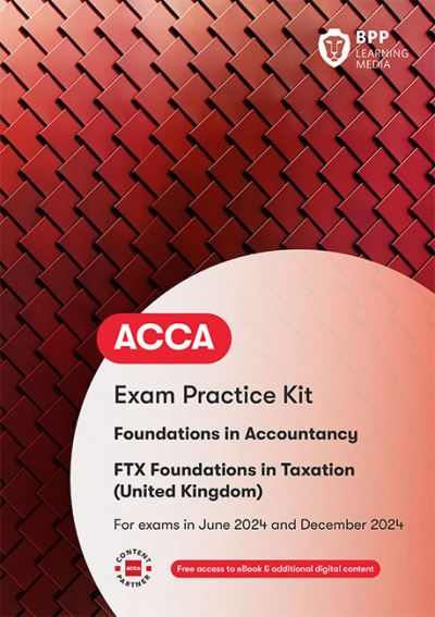 Cover for BPP Learning Media · FIA Foundations in Taxation FTX FA2023: Practice and Revision Kit (Paperback Book) (2023)