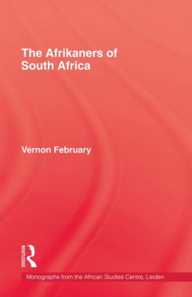 Cover for Vernon February · Afrikaners Of South Africa (Paperback Book) (2016)