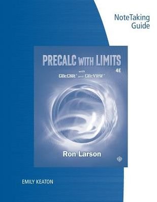 Cover for Charles Larson · Note Taking Guide for Larson's Precalculus with Limits, 4th (Paperback Book) [4 Revised edition] (2017)