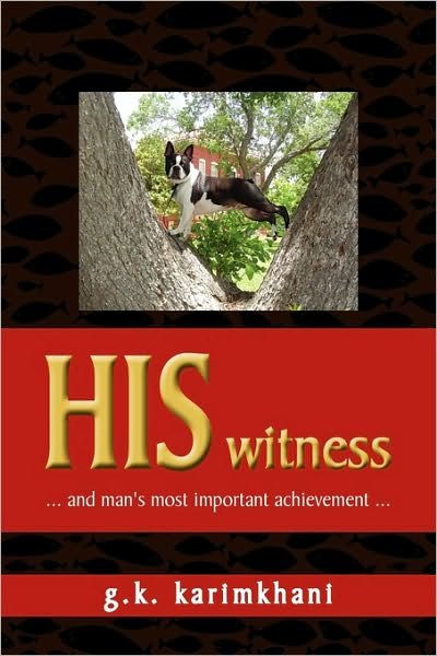 Cover for G K Karimkhani · His Witness (Pocketbok) (2009)