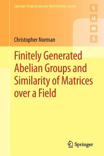 Christopher Norman · Finitely Generated Abelian Groups and Similarity of Matrices over a Field (Bok) (2012)