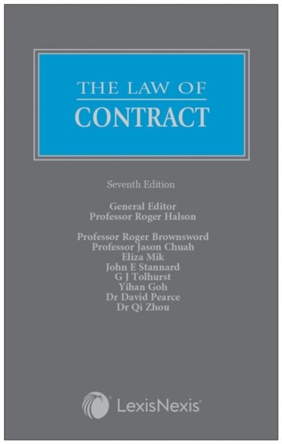 Cover for The Law of Contract - Butterworths Common Law Series (Hardcover Book) (2022)