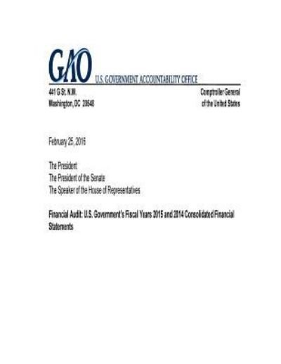 Cover for Government Accountability Office · Financial Audit (Paperback Bog) (2016)