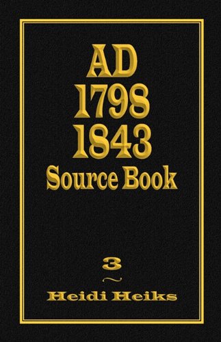 AD 1798 1843 Source Book - Heidi Heiks - Books - Teach Services, Inc. - 9781572586291 - July 6, 2010