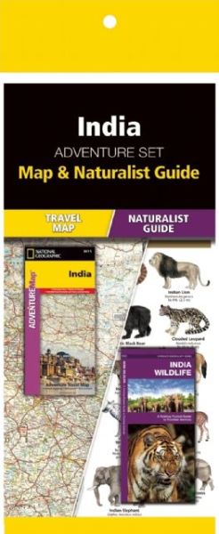 Cover for Waterford Press · India Adventure Set: Map &amp; Naturalist Guide (Book) (2015)