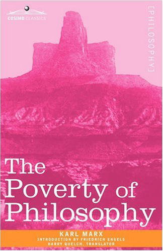 Cover for Karl Marx · The Poverty of Philosophy (Paperback Book) (2008)