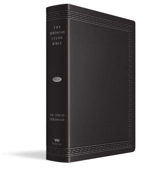 Cover for Dr. David Jeremiah · The Jeremiah Study Bible Large Print Edition: What It Says. What It Means. What It Means for You. (Leather Book) (2015)