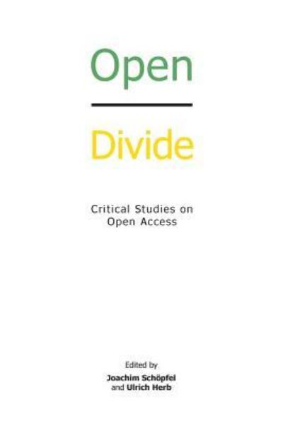 Cover for Open Divide (Paperback Book) (2018)