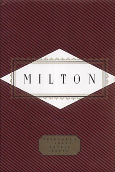 Cover for John Milton · Milton Poems - Everyman's Library POCKET POETS (Gebundenes Buch) (1996)