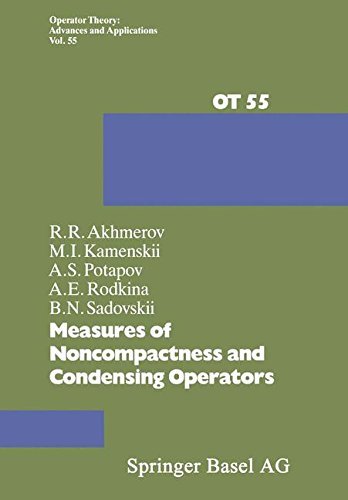 Akhmerov · Measures of Noncompactness and Condensing Operators - Operator Theory: Advances and Applications (Paperback Book) [Softcover reprint of the original 1st ed. 1992 edition] (2014)