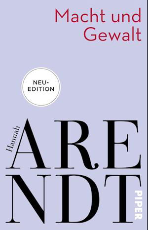 Cover for Hannah Arendt · Macht und Gewalt (Bok) (2024)