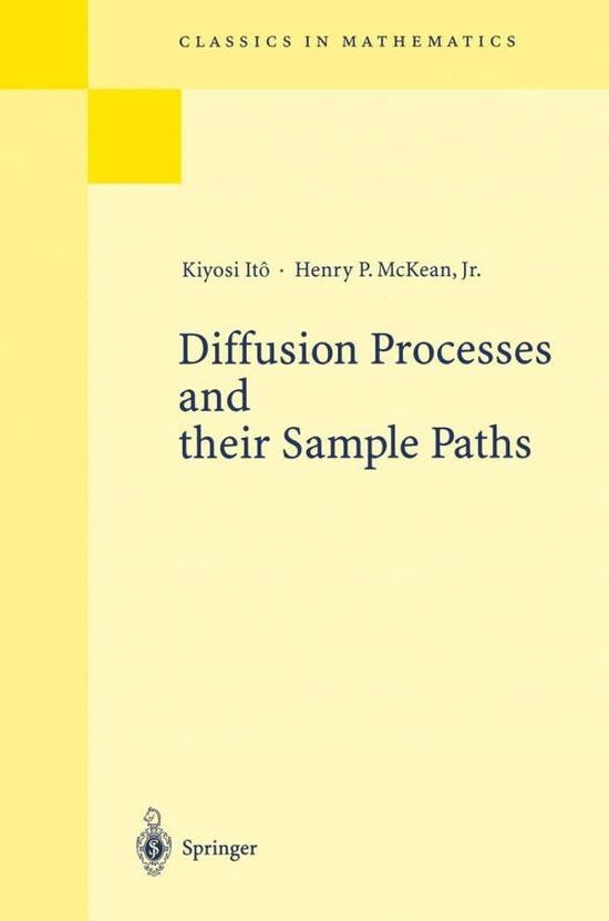 Cover for Kiyosi Ito · Diffusion Processes and their Sample Paths (Paperback Book) [Reprint of the 1974 edition] (1996)