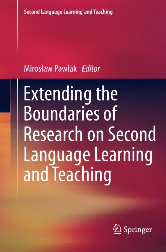 Cover for Miroslaw Pawlak · Extending the Boundaries of Research on Second Language Learning and Teaching - Second Language Learning and Teaching (Paperback Bog) [2011 edition] (2013)