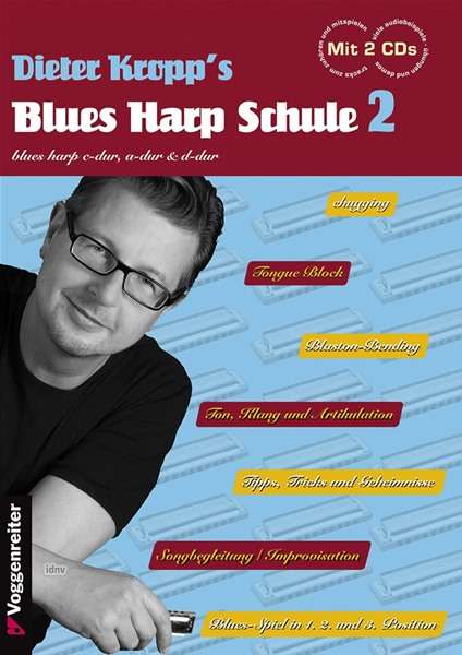 Kropp's Blues Harp Schule, m. 2 A - Kropp - Boeken -  - 9783802410291 - 