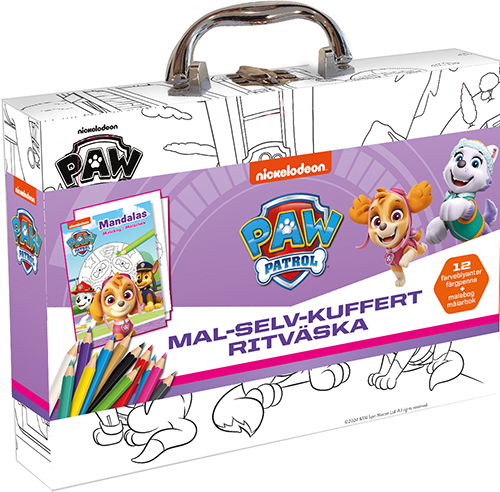 Paw Patrol: Paw Patrol - Skye - Mal-selv-kuffert (ACCESSORY) [1st edition] (2024)