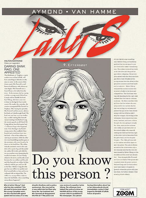 Lady S: Lady S 9: Eftersøgt - Van Hamme Aymond - Livres - Forlaget Zoom - 9788770211291 - 23 avril 2020