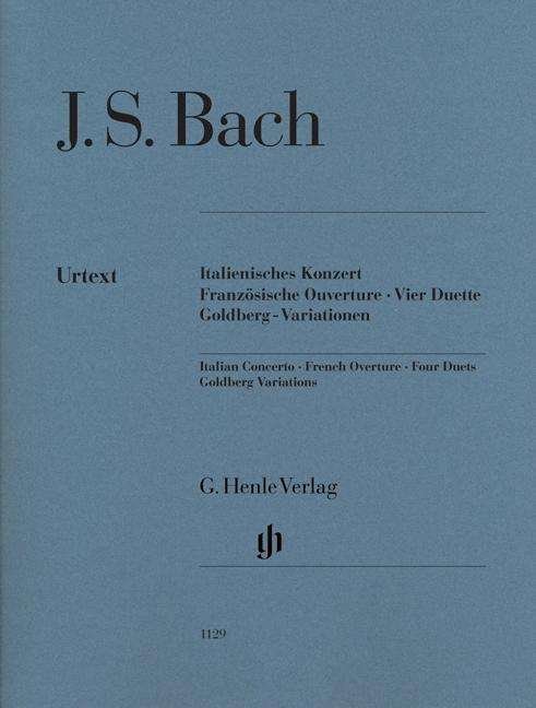 Cover for JS Bach · Ital.Konz.,Franz.Ouve.Kl.HN1129 (Bok)