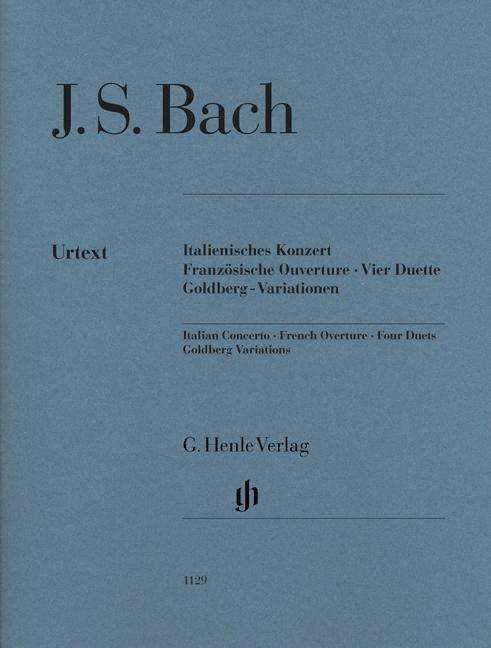 Cover for JS Bach · Ital.Konz.,Franz.Ouve.Kl.HN1129 (Book)