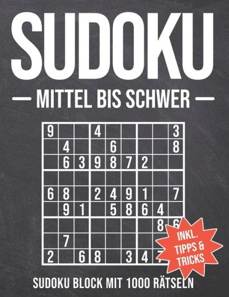 Cover for Luisa Hansen · Sudoku Mittel bis Schwer (Paperback Book) (2020)