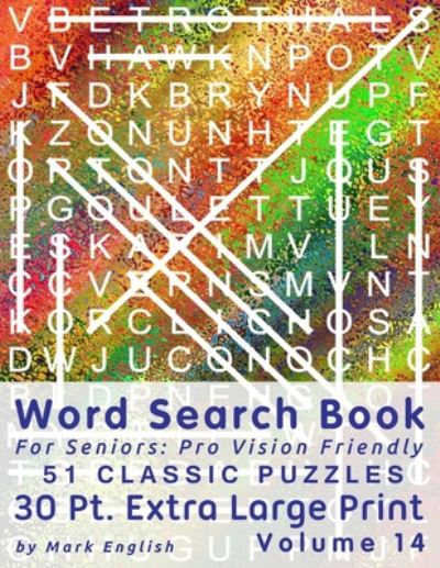 Cover for Mark English · Word Search Book For Seniors (Paperback Book) (2020)