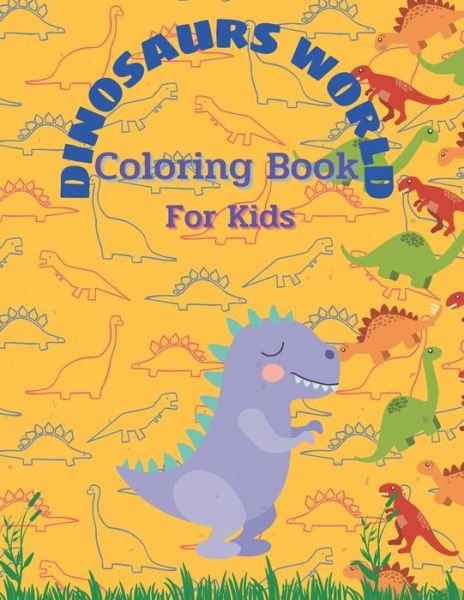 Cover for Ki Ri · Dinosaurs world Coloring Book (Pocketbok) (2021)