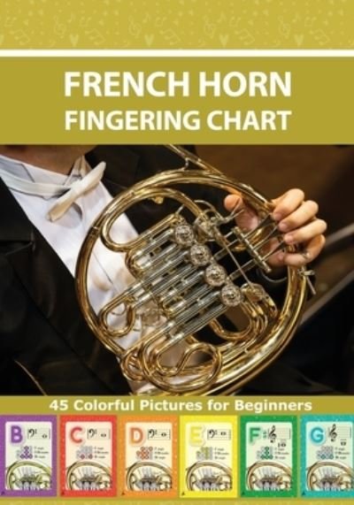 Cover for Helen Winter · FrenchHorn Fingering Chart: 45 Colorful Pictures for Beginners - Fingering Charts for Brass &amp; Woodwind Instruments (Taschenbuch) (2022)