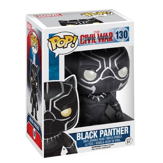 Pop Marvel Captain America Civil War Black Panther - Pop Marvel Captain America - Merchandise - Funko - 0849803072292 - 25. mars 2016