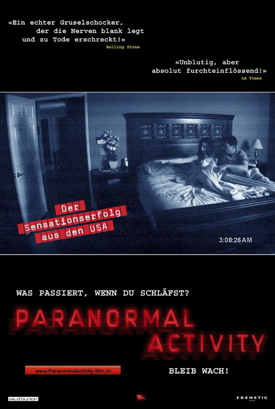 Cover for Paranormal Activity BD (Blu-ray) (2010)