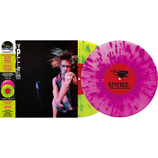 Cover for Iggy Pop · Live at the Channel Boston (Pink + Yellow Splatter Vinyl) (RSD 2021) (LP) (2021)